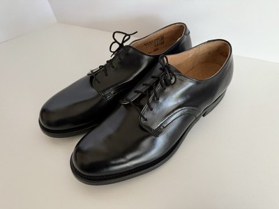 VTG 80's DLA Military US Navy Service Oxford Dress Shoes Black