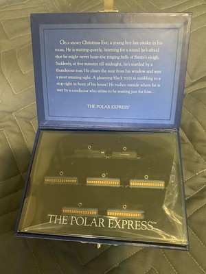 Hallmark Keepsake The Polar Express Mini 7 Piece Die Cast Metal Train Set 2005