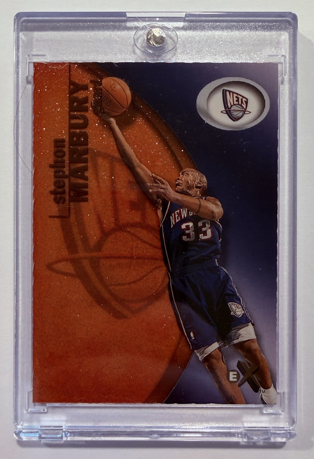 2000-01 EX Stephon Marbury Essential Credentials Now Rare SP #d 040/201