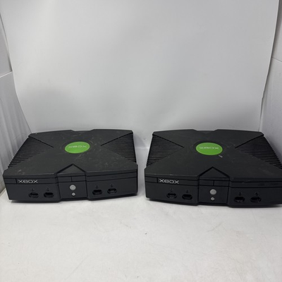 #ad #ad Lot of 2 Broken Original OG Microsoft Xbox Consoles Only For Parts or Repair $69.99