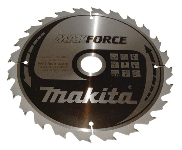 Makita B-32275 KreissäGeblatt Makforce Tct 235 X 30 Mm 24T Holz-image