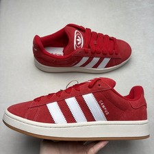 adidas Campus 00s Mens Red White Suede Sneakers H03474 Multi Size New Box