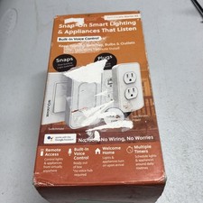 Switchmate Home Lighting Voice Smart Starter Kit Rocker and Outlet White NEW Sea