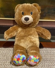 Build A Bear Workshop HAPPY BIRTHDAY Bear Stuffed Animal Plush 15" NWOT