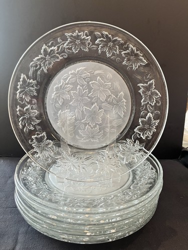 8 piatti da portata Princess House FANTASIA CRYSTAL 9 3/4"*LEGGI