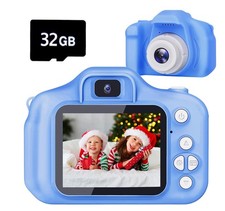 Tyseoome Kids Camera Toys Gifts Christmas Birthday Festival for Boys Age Blue