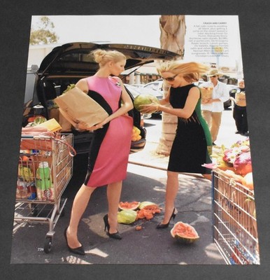 2008 Print Ad Sexy Fashion Long Legs Lady Heels Blonde Smooth Dress Melon Beauty