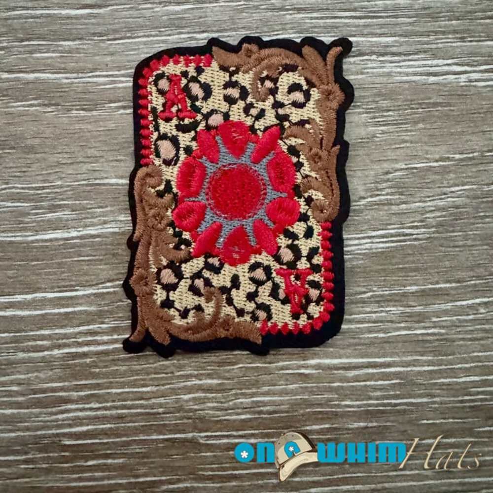 Leopard Ace Iron-On Patch