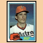 Nolan Ryan #240 1981 Topps Houston Astros Baseball Card MLB EX