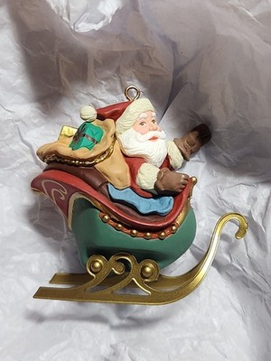 Vintage 1992 Hallmark Keepsake Ornament Santa Claus Fifth Of Five Ornaments 