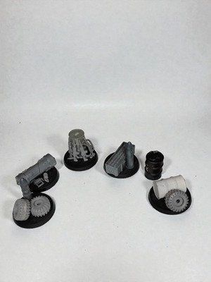  Warhammer 40k Citadel Terrain Fuel Oil Drums Amo Tries What U See In Pic 