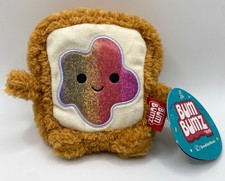 NWT BumBumz by Russ 4.5" Timothy the Toast with Rainbow Jam Breakfast Bumz
