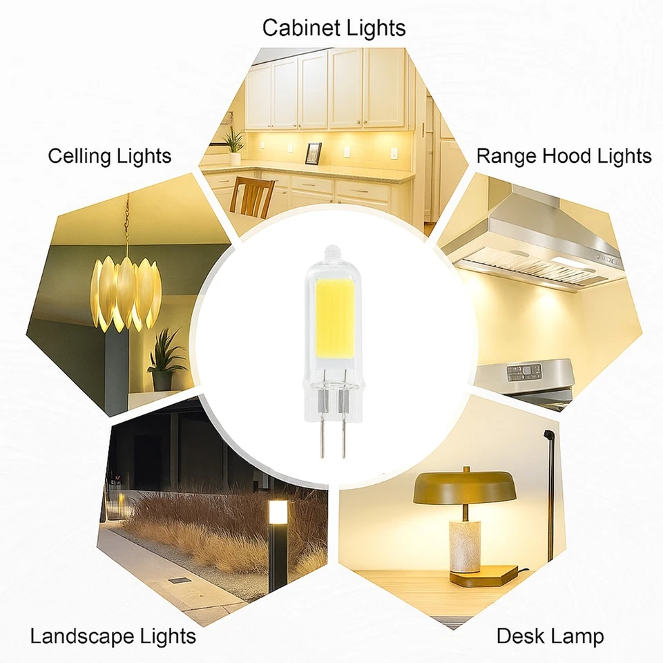 2 x G9 LED Leuchtmittel kaltweiß 2W G9 Mini LED Long Life hohe Energiespar A Birnen - Bild 2 von 4