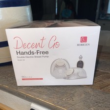 Horigen Decent Go Hands-Free Wearable Breast Pump 180ml 3 Modes 9 Levels NEW