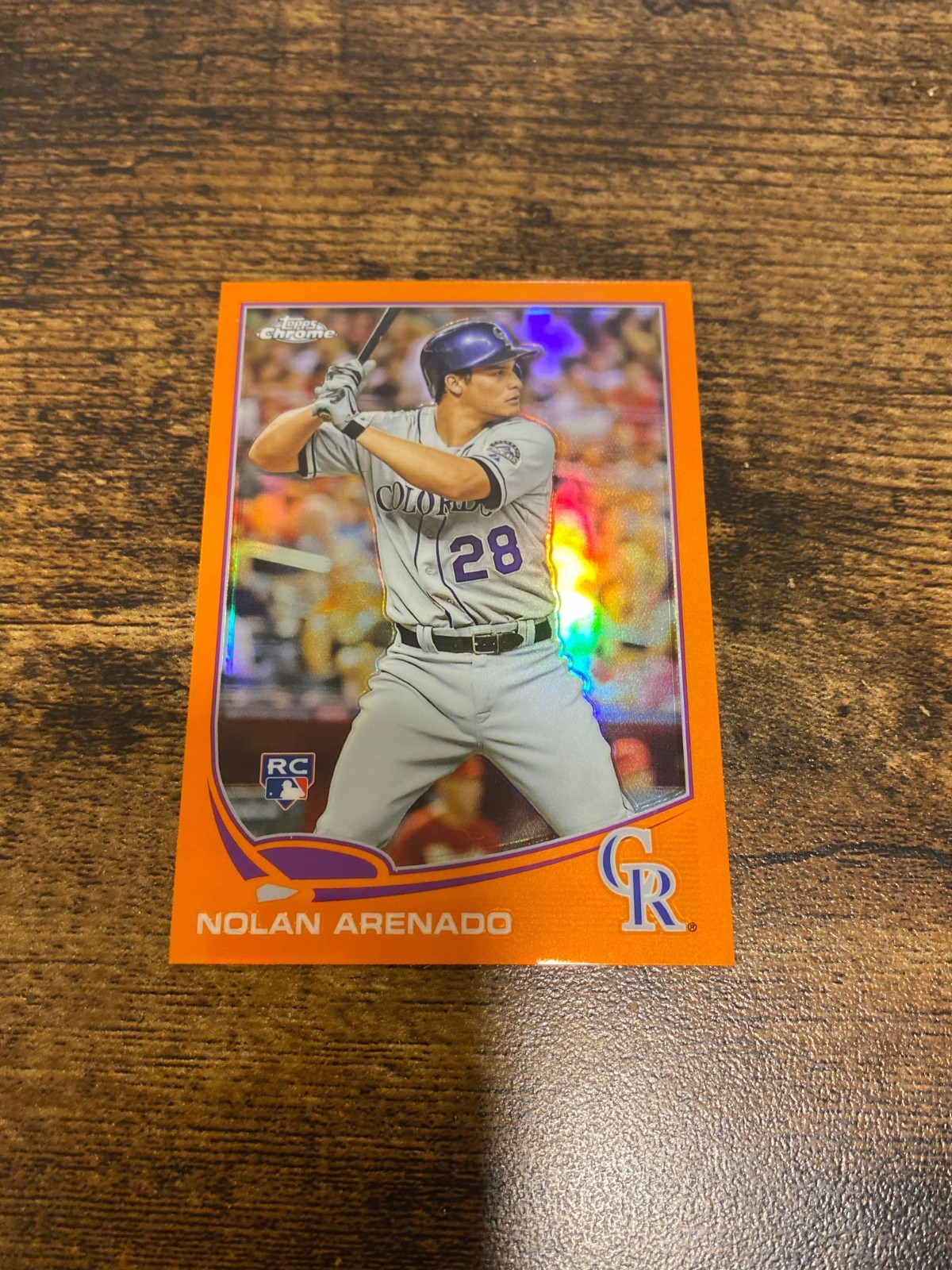 2013 Topps Chrome - Nolan Arenado #78 Orange Refractor (RC) Mint Rookie