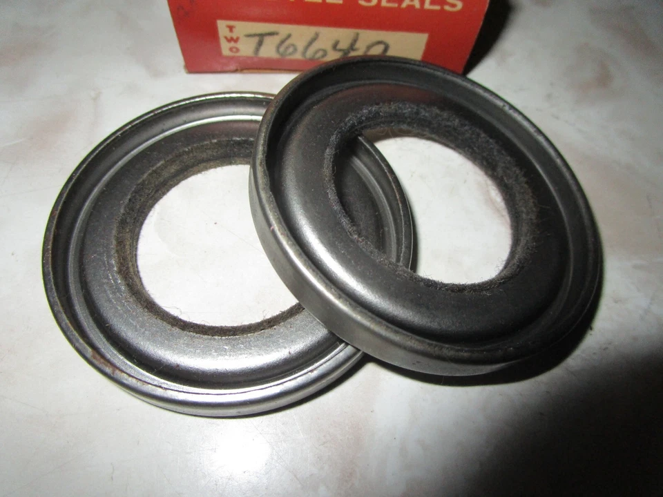 Sellos interiores de rueda trasera NORS 1936 37 38-1948 Nash Lafayette & Ambassador 3142379 Foto 3 de 4