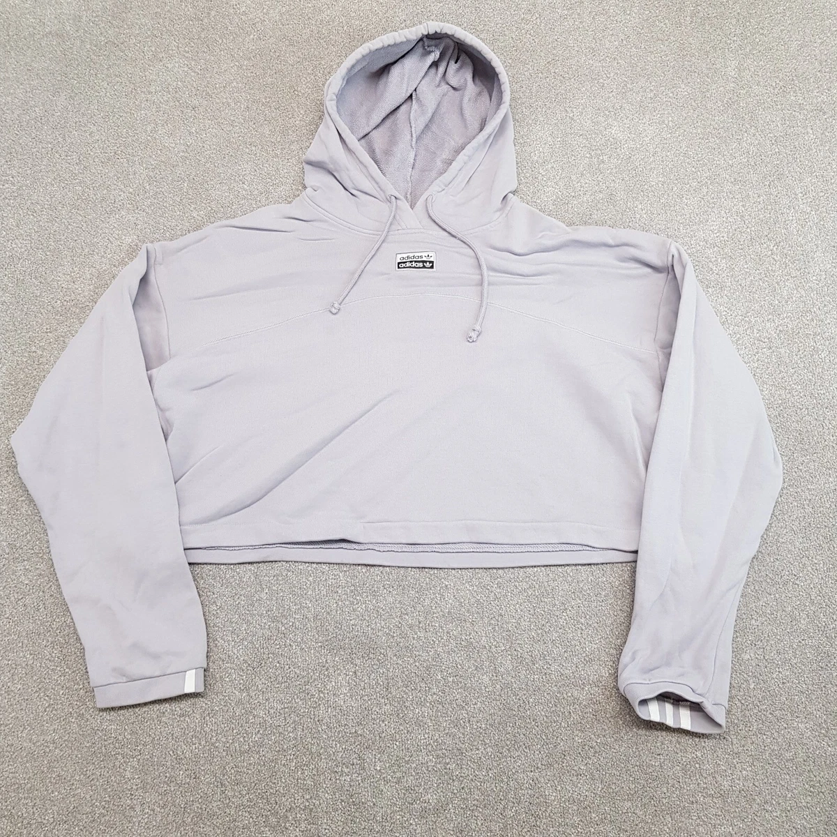 Adidas cropped hotsell hoodie sale