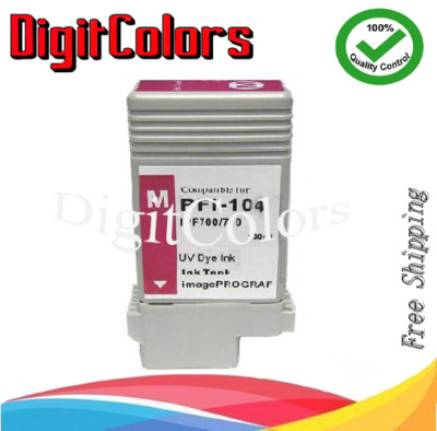 PFI-104 Magenta Ink Tank Fit Canon IPF650 IPF755 IPF760 IPF755MFP IPF760MFP
