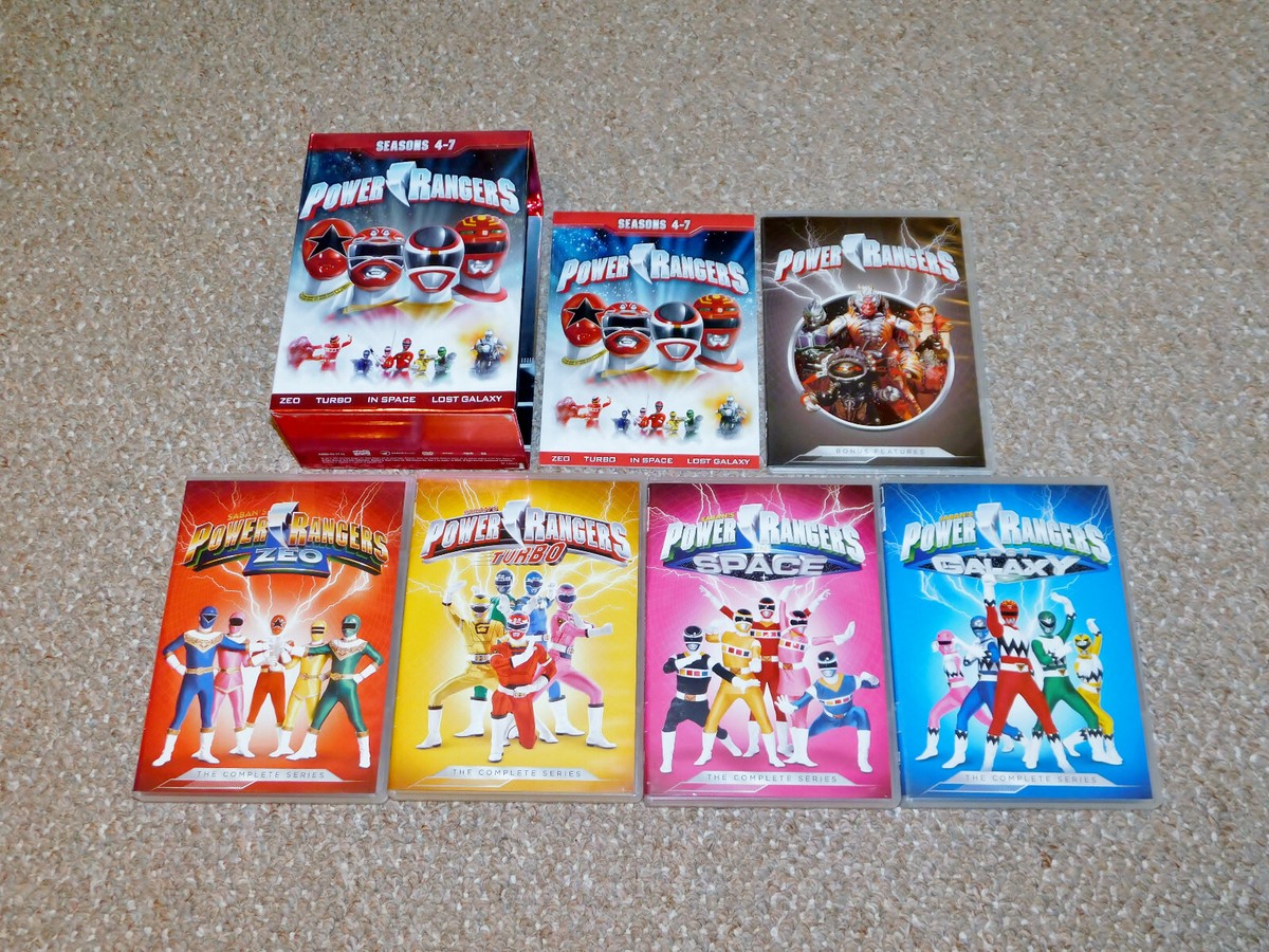 Mighty Morphin Power Rangers Seasons 4-7 DVD Box Set