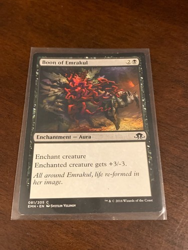 Magic the Gathering Eldritch Moon Boon of Emrakul - Picture 1 of 2