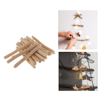 250 Wood Log Sticks Natural Driftwood Rod Unfinished Wood