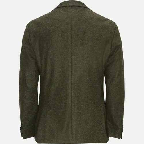 BOSS Hanry Sport Coat Jacket in Stretch Italian Jersey Slim Fit Dark Green - 38R - Picture 10 of 16