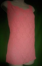 NEW HANKY PANKY 1390LX CBPK PLUS SIZE SIGNATURE MADE IN USA LACE CAMISOLE 2X