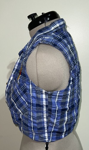 Vintage Winnie The Pooh Button/Tie Down Flannel Shirt Size Medium - Picture 2 of 7