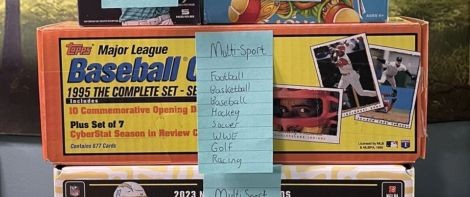 Multi-Sport Box Lot! (1x)! Baseball! Football! Soccer! Hockey! Golf! Wrestling! - Image 3 of 3