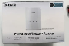 D-Link DHP-306AV 200Mbps Single Port Ethernet Powerline Adapter