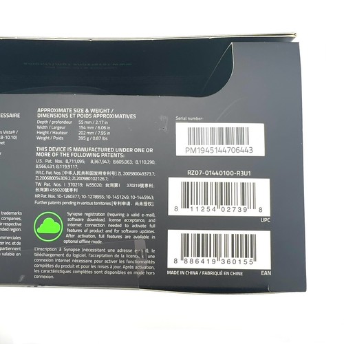 Teclado mecánico para juegos Razer Orbweaver Chroma sellado de fábrica - Imagen 6 de 6