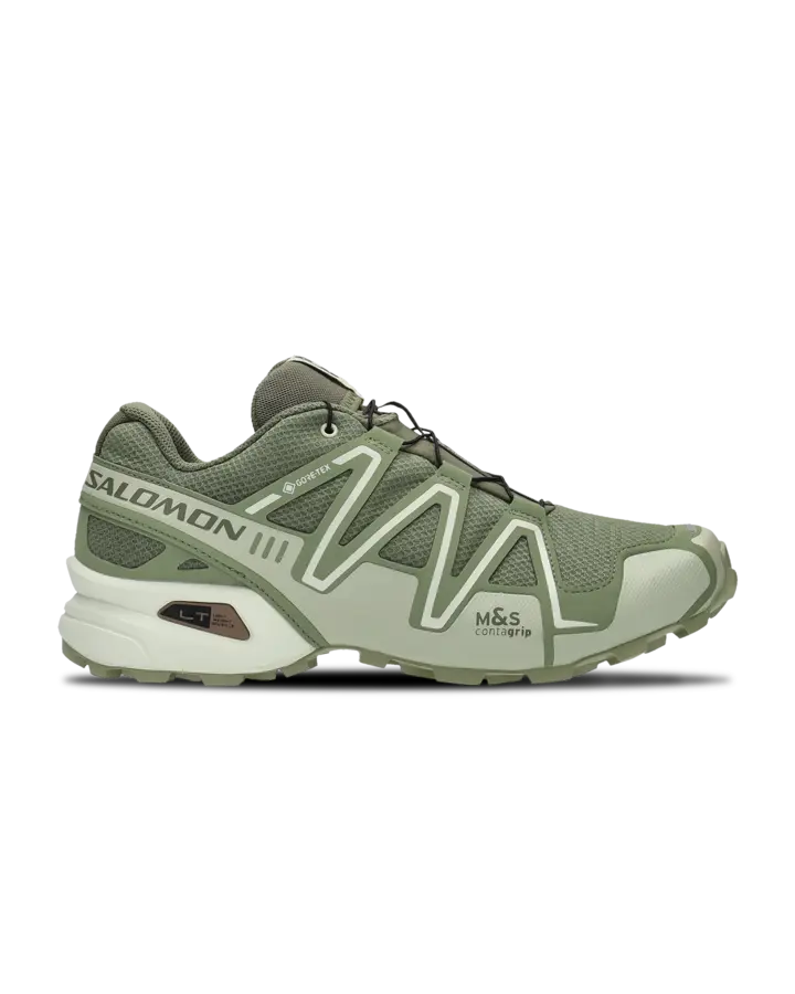 Scarpe da trail Salomon Speedcross 3 Gore Tex verde lichene profondo uomo donna