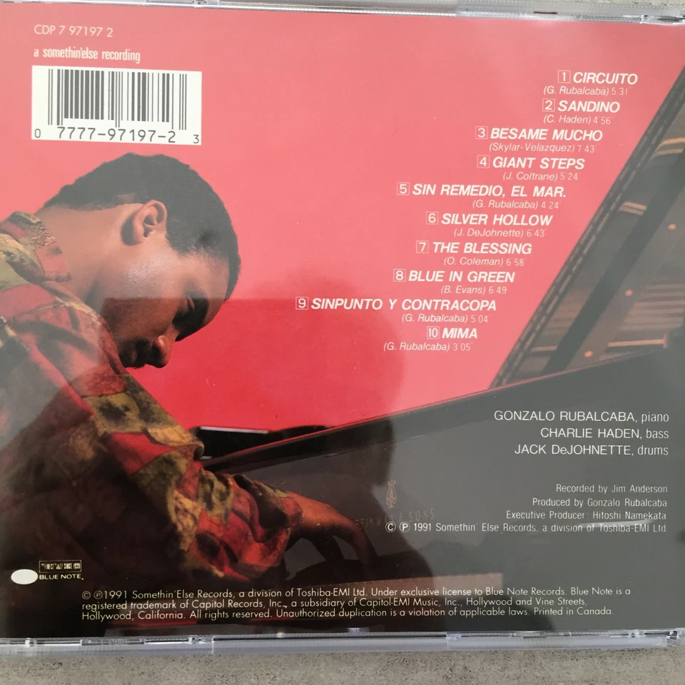 GONZALO RUBALCABA: The Blessing (US CD Blue Note CDP 7 97197-2 / neu) - Bild 2 von 3