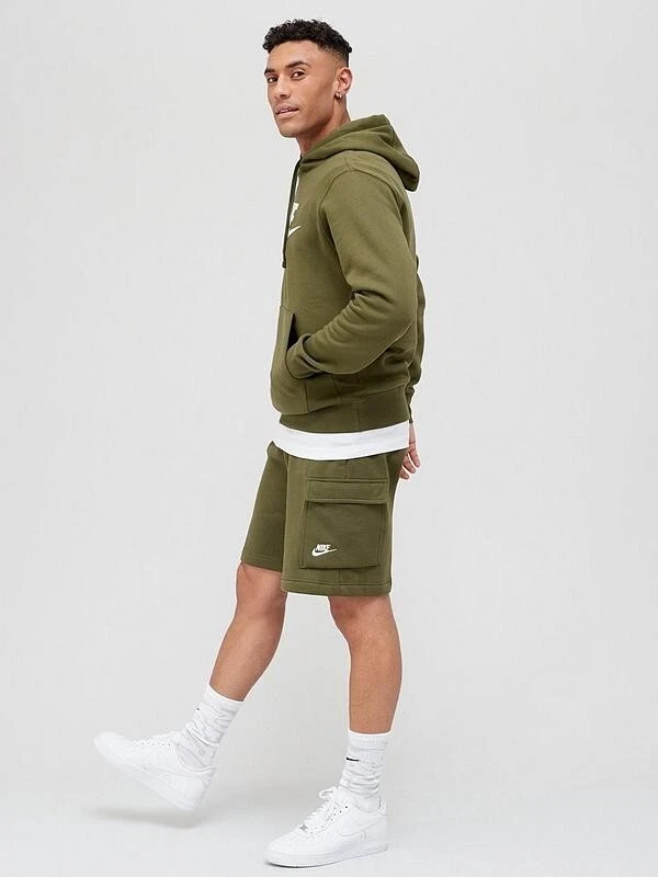 Nike shorts and hoodie set mens sales