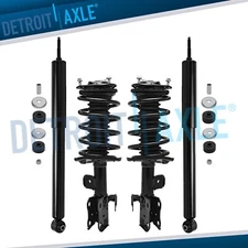Front Struts w/Coil Spring Rear Shocks Absorbers for 2010 - 2015 Toyota Prius