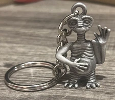 Vintage Universal Studios Pewter ET keychain NWOT 2 available