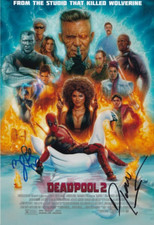 ZAZIE BEETZ LEITCH signed Autogramm 20x30cm DEADPOOL in Person autograph COA