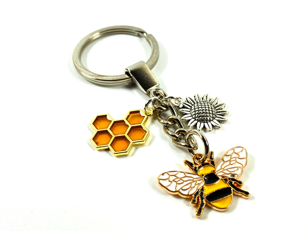 Honey bee keychain sale