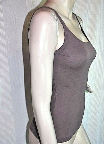PETIT BATEAU Träger Top Basic Shirt braun 40 42 M neu 71€ NEW tags - Bild 3 von 5