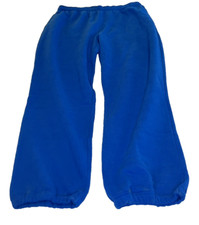 Lands End Serious Sweats Men  s XL Blue Pants