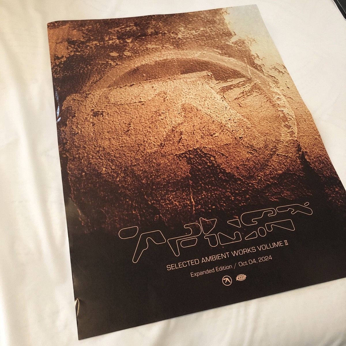 2024 Aphex Twin Selected Ambient Works Volume II Promo Poster | eBay