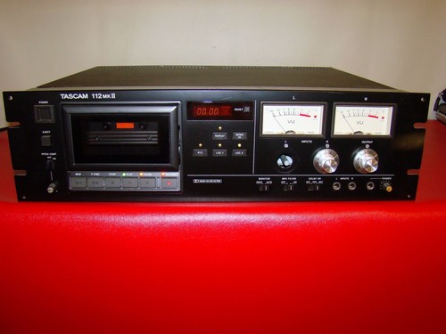 Tascam 112MK II Professional Audio Cassette Deck Rack Mount 112 MK2 Needs Repair