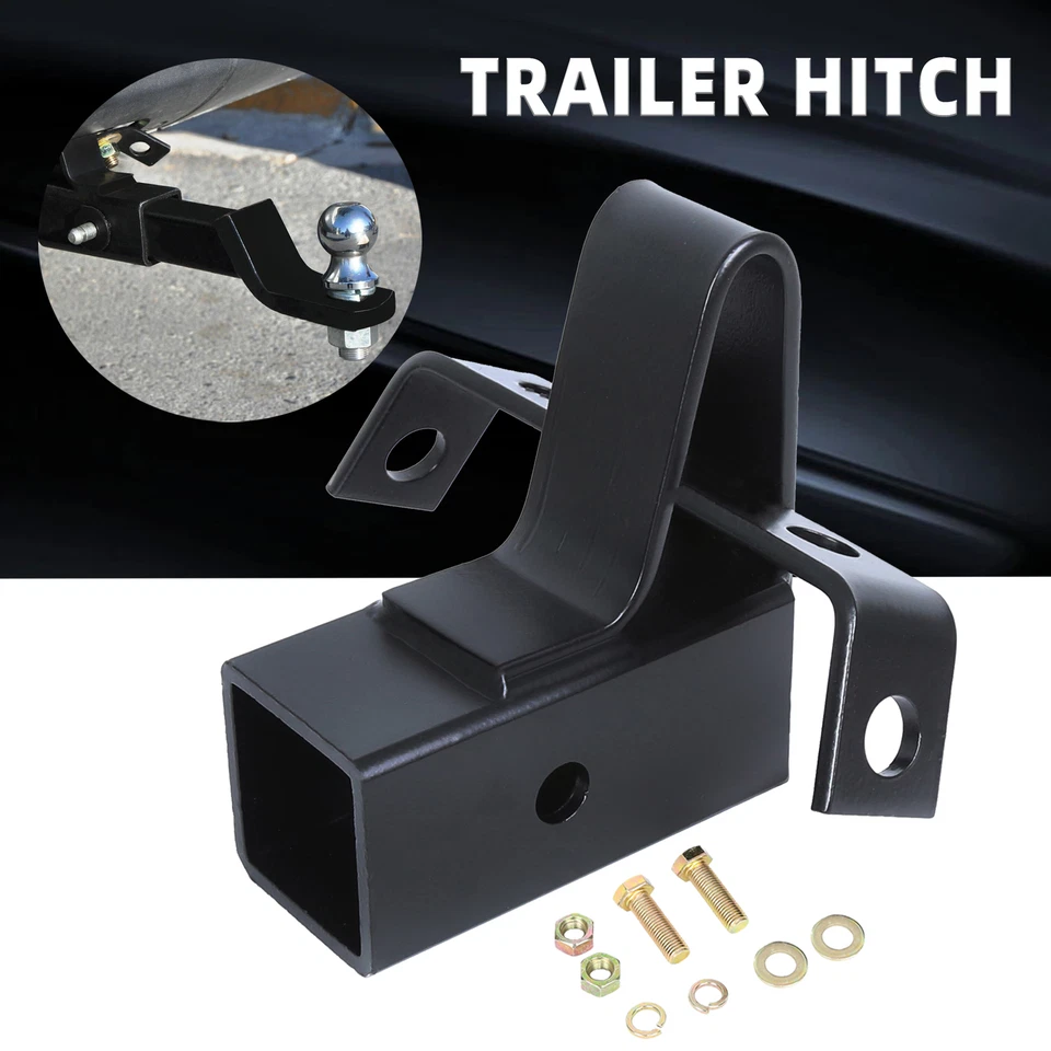 Receptor de engate de reboque preto para Land Rover LR3 LR4 Range Rover Sport - Imagem 2 de 4