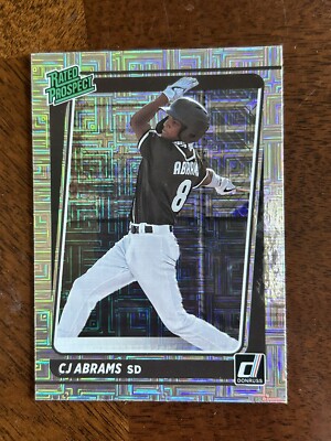 K172,427 - 2021 Donruss Rated Prospects Vector #9 CJ Abrams