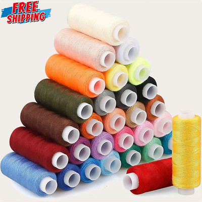 10pcs Sewing Machine Thread Set 200 Yards 10 Colors for Home Sewing Projects