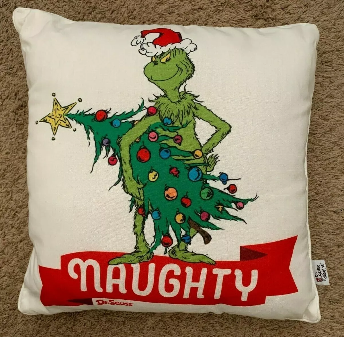 Grinch Pillow, Grinch Christmas Pillow Decor, Grinch Christmas Gift -  Stunning Gift Store