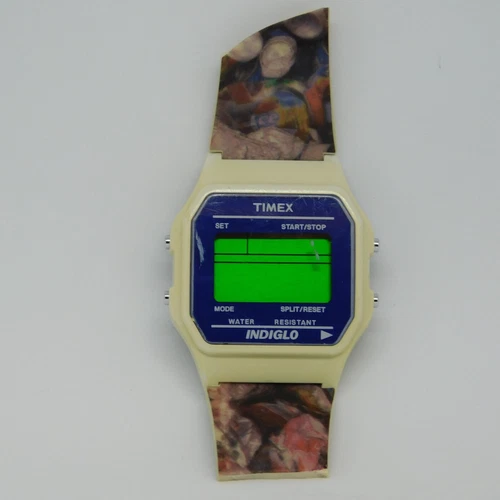 Vintage Timex Indiglo Quartz Digital Men's Watch New Battery