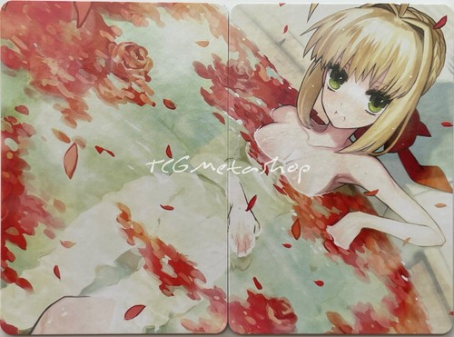 🔥 19 Altria FATE Goddess Story Anime Waifu 9 Card ACG 2 Card Puzzle - Picture 2 of 2