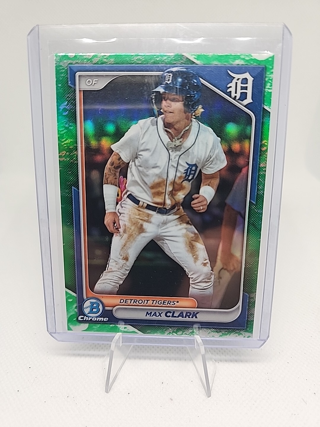 2024 Bowman Chrome Max Clark Lunar Glow Refractor BCP-74