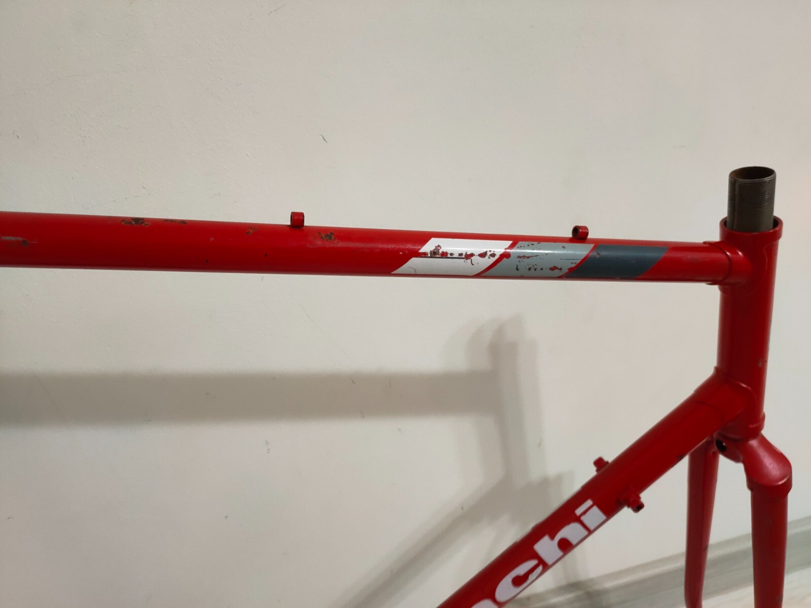 ビンテージBianchi COLUMBUS MADE IN ITALY クロモリフレーム 700C